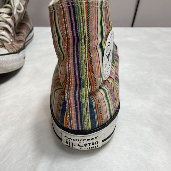 Converse Chuck Taylor All Star Canvas High Top “summer Stripes” Canvas M 7 W 9 - Picture 12 of 14